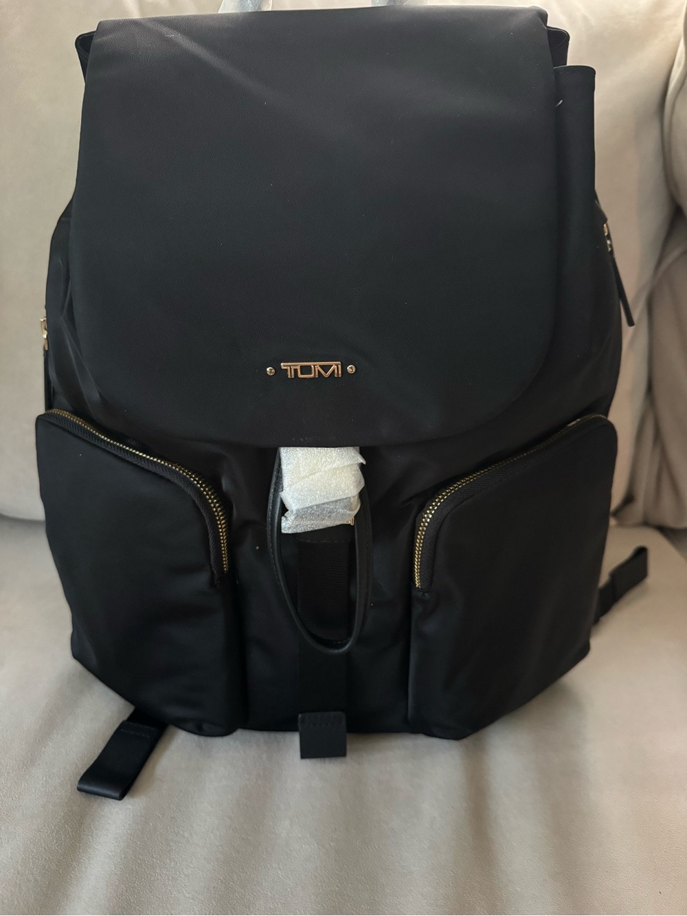 NWT Tumi VOYAGEUR RIVAS Backpack with Gold-Tone Accents